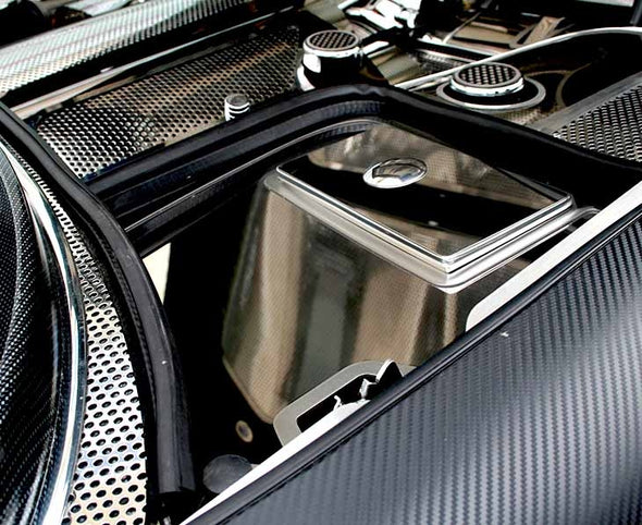 C5 Corvette Fuse Box Cover - Polished Stainless Steel