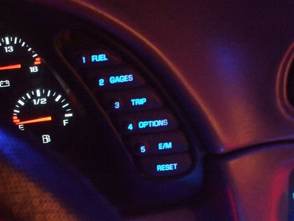 C5 Corvette Interior Control Panel LED Lighting Kit