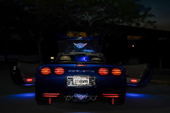 C5 Corvette Rear Fascia Lower Vent LED Lighting Kit