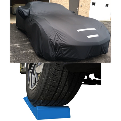 C5 Corvette Select-Fleece Car Cover and TireRest Bundle