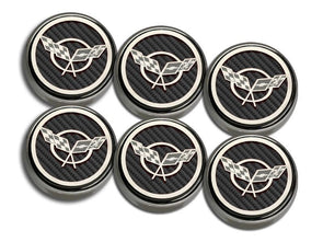 C5 Corvette Engine Fluid Cap Cover | 5Pc Slotted Set (Automatic Transmission)