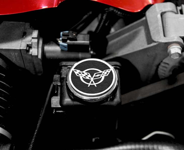 C5 Corvette Engine Fluid Cap Cover | 6Pc Slotted Set (Manual Transmission)