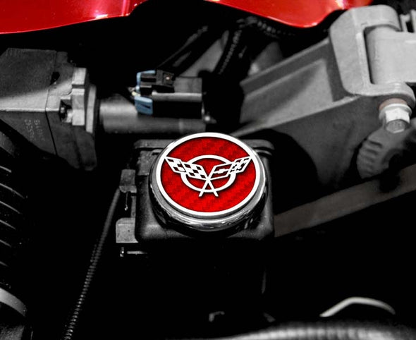 C5 Corvette Engine Fluid Cap Cover | 5Pc Slotted Set (Automatic Transmission)
