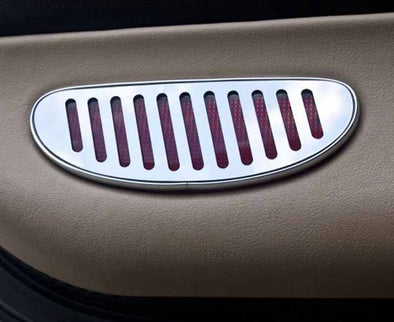 C5 Corvette Door Reflector Trim - Polished Stainless Steel