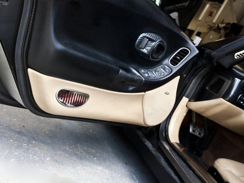 C5 Corvette Door Reflector Trim - Polished Stainless Steel