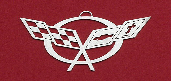 C5 Corvette Christmas / Holiday Ornament - Set of 2