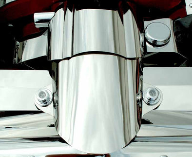 C6 Corvette Air Tube Cover - Polished Stainless Steel (2005-2007)