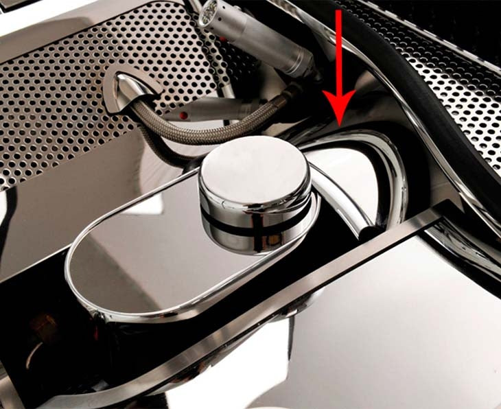 C6 Corvette Brake Booster Cover - 2008-2013 Polished Stainless Steel
