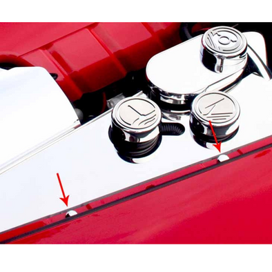 Made In USA Car Accessories C7 Corvette Stingray Hood Liner Fastener Set - 6-Piece Chrome Replacement Kit Corvette Fasteners - Foto 10