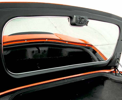 C6 Corvette Convertible Trunk Lid Panel - Polished Stainless Steel