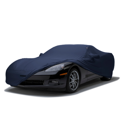 C6 Corvette Select-Fleece Car Cover - Black Satin - Corvette Store