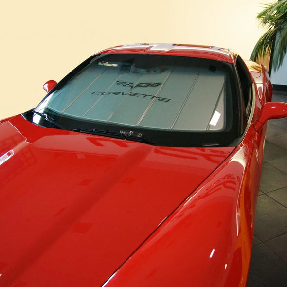 C6 Corvette Custom-Fit Accordion Style Sunshade | Insulated