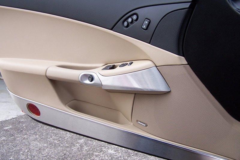C6 Corvette Door Knee Guard 1Pc Driver's Side - Brushed Stainless Steel