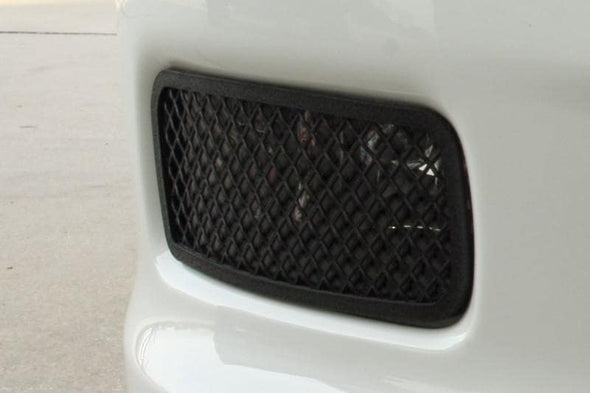 C6 Corvette Driving Light Grilles "Blakk Stealth" Laser Mesh (Z06, Grand Sport, and ZR1)