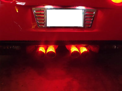 C6 Corvette LED Exhaust Tailpipe Lighting Kit
