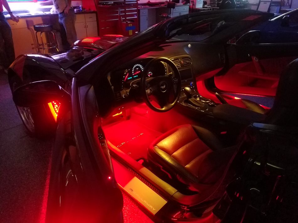 C6 Corvette Footwell LED Lighting Kit Corvette Store Online