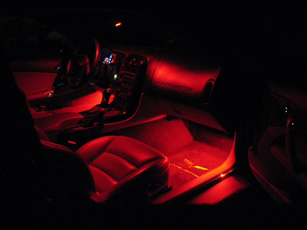 C6 corvette led interior best sale lights