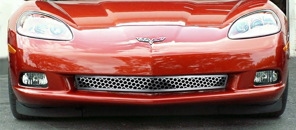 C6 Corvette Front Lower Grill | Matrix Series | Stainless Steel