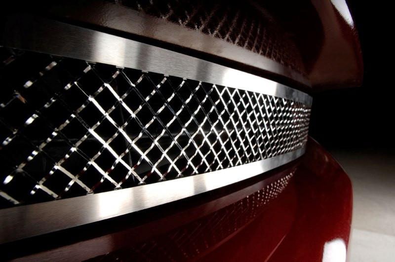 C6 Corvette | Front Grille | Polished Laser Mesh | 2005-2013