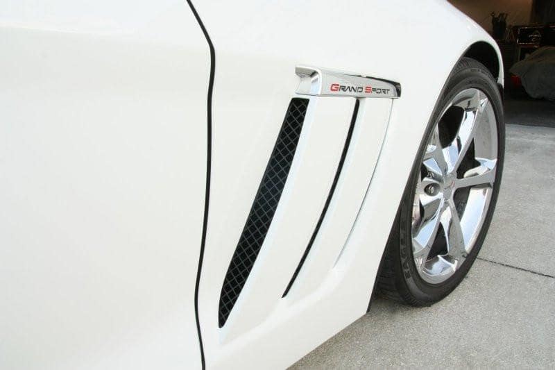 C6 Corvette Grand Sport Side Vent Grills - 6Pc "Blakk Stealth"