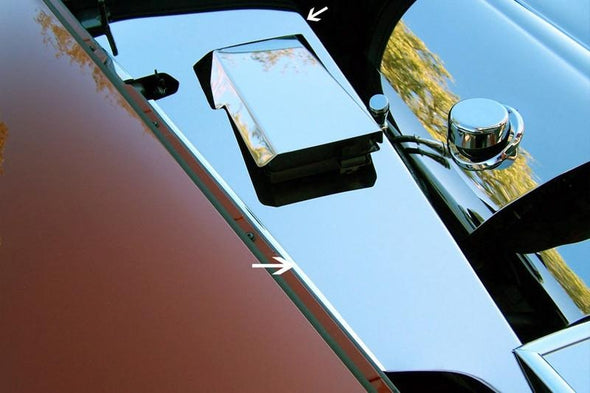 C6 Corvette Inner Fender Covers - 4Pc Polished Stainless Steel