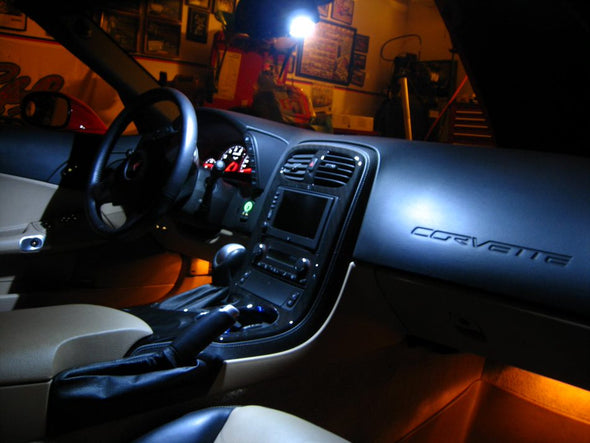 C6 Corvette Interior 9 Bulb LED Lighting Kit