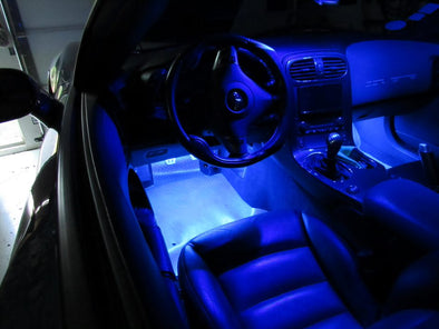 C6 Corvette Interior 9 Bulb LED Lighting Kit