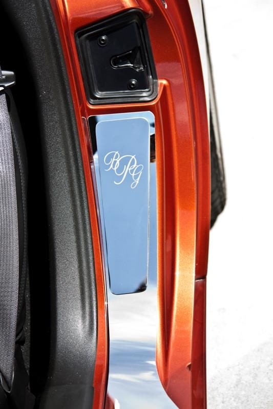 C6 Corvette Polished Stainless Steel Vanity Plates w/ Personalized Monogram Etching