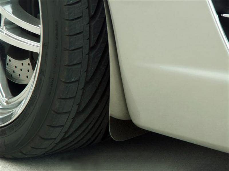 C6 Corvette Polished Stainless Steel Z06 Styled Mud Guards (Front Only)