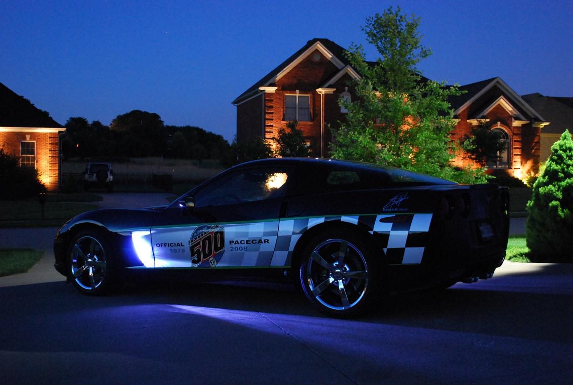 C6 Corvette Base Fender Cove Color Changing RGB LED Lighting Kit