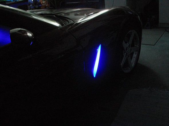 C6 Corvette Base Fender Cove Color Changing RGB LED Lighting Kit