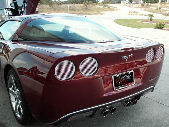 C6 Corvette Rear Valance Trim - Classic Chrome 2005-2013