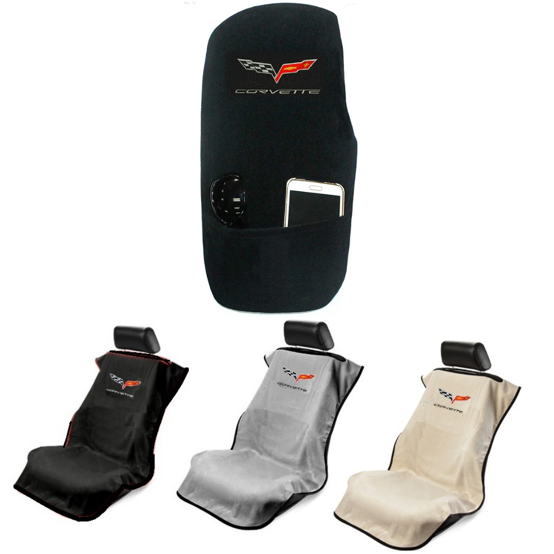 C6 Corvette Seat Towel / Seat Cover + Console Cover