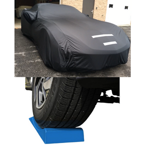 C6 Corvette Select-Fleece Car Cover and TireRest Bundle