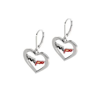 c6-corvette-sterling-silver-heart-earrings