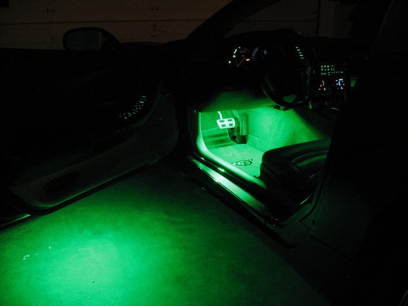 C6 Corvette Footwell, Door Handle & Under Door Puddle LED Lighting Kit