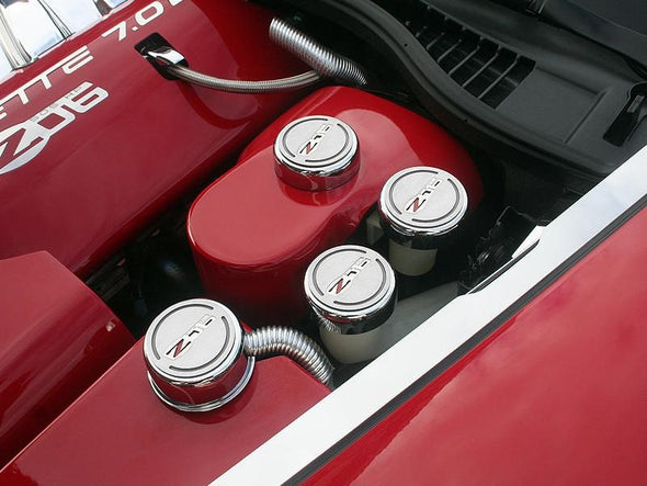 C6 Corvette Z06 Engine Fluid Cap Cover | 6Pc Set