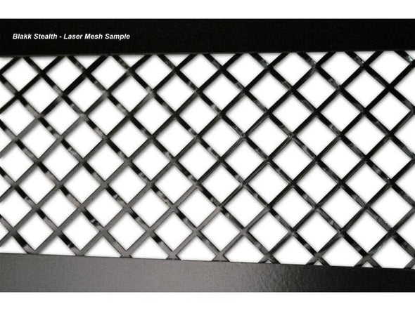 C6 Corvette Z06 Front Side Vent Grills - 2Pc "Blakk Stealth"
