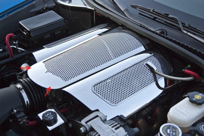 C6 Corvette Z06 LS7 Illuminated Plenum Cover - Replacement Style