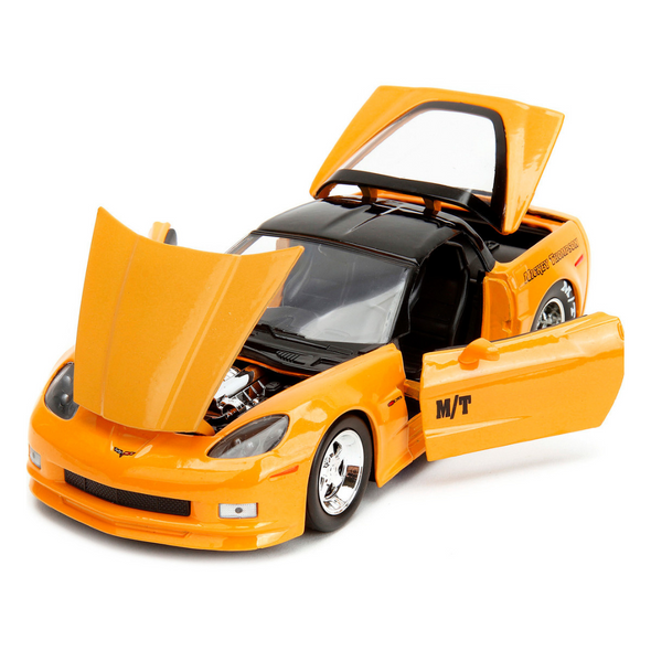 c6-corvette-z06-yellow-mickey-thompson-1-24-diecast-model-car-by-jada