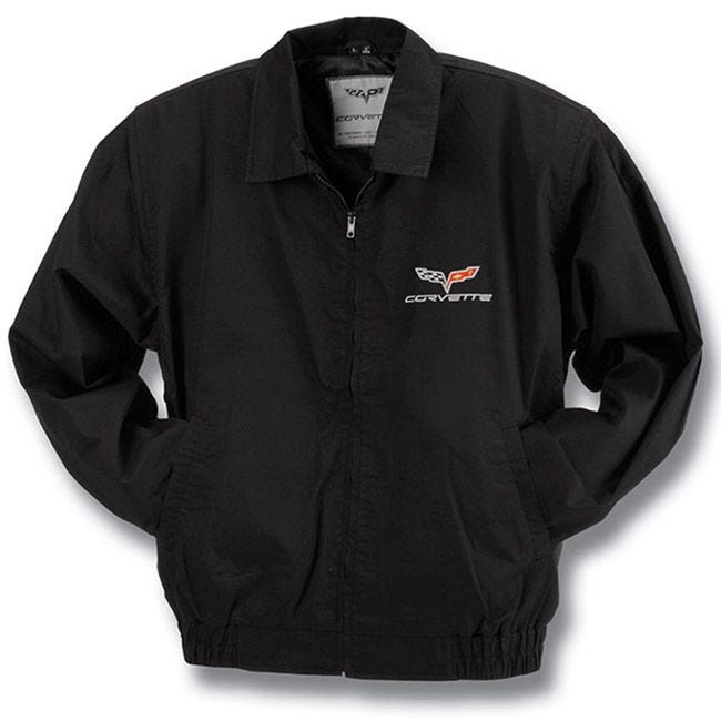C6 Corvette Black Twill Jacket