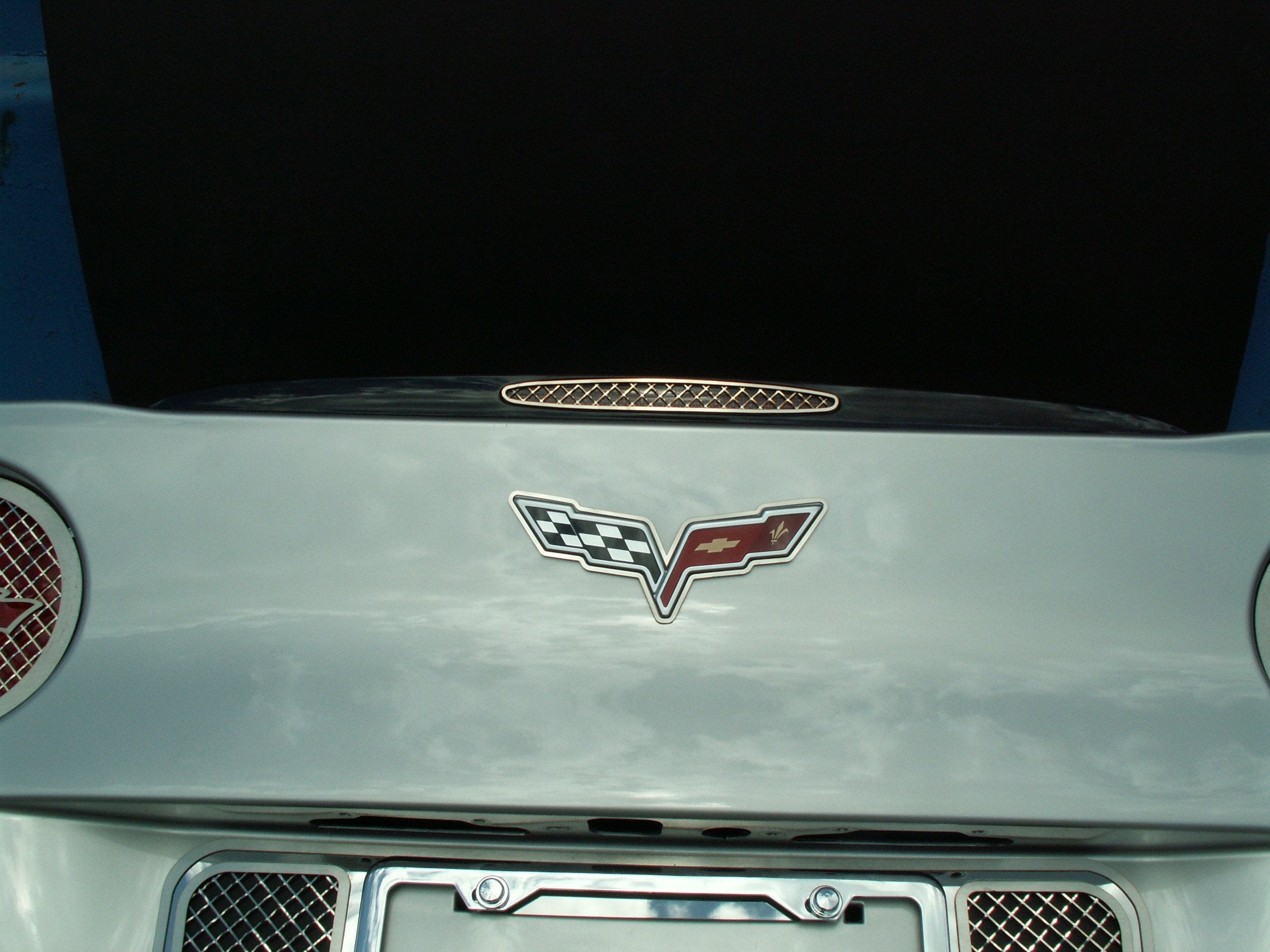 C6 Corvette Emblem Rings | Polished  | 2 pc | 2005-2013 - [Corvette Store Online]