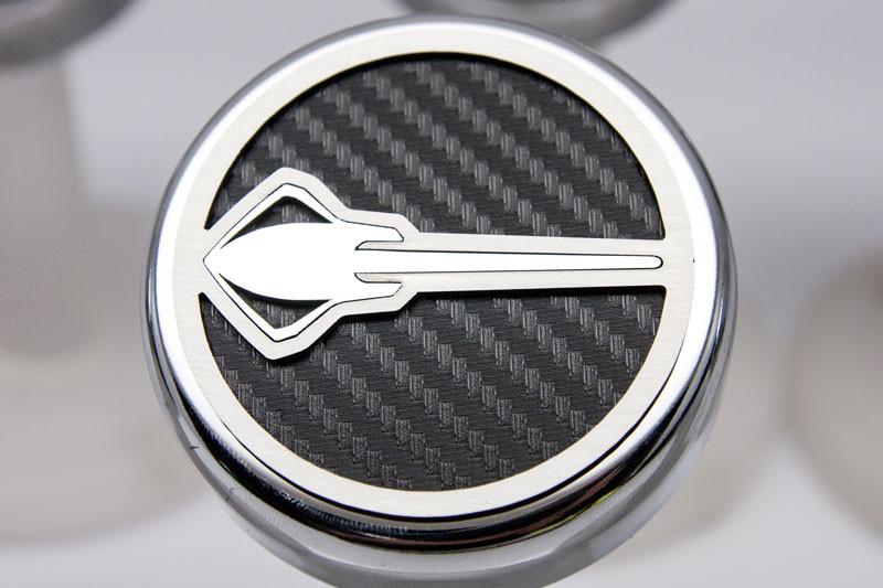 C7 Corvette Stingray  (Auto) Fluid Cap Cover 5Pc Set | Stingray Emblem
