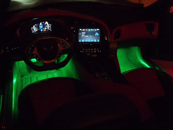 C7 Corvette Footwell, Door Handle & Puddle LED Lighting Combo Kit