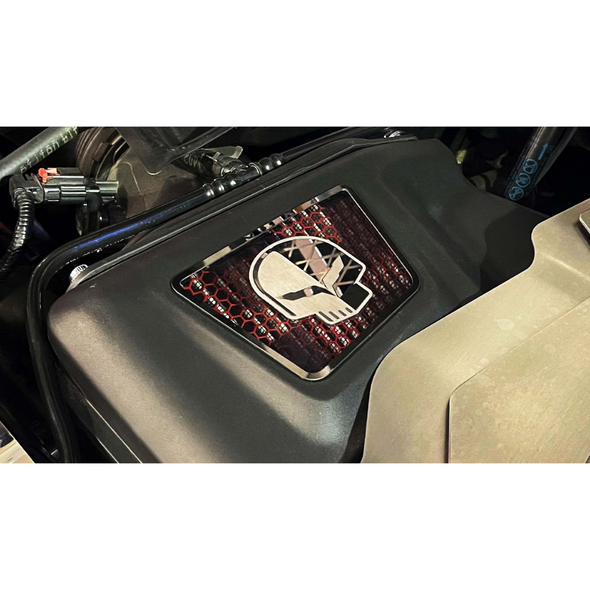 C7 Corvette GM Performance Air Intake Jake Skull Dress Up Piece - Stainless Steel