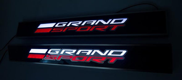 C7 Corvette Grand Sport Illuminated Replacement Door Sills