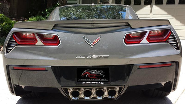 C7 Corvette Matrix Series Taillight Grilles 2Pc