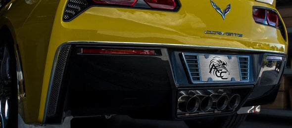C7 Corvette Rear Valance Trim Classic Chrome