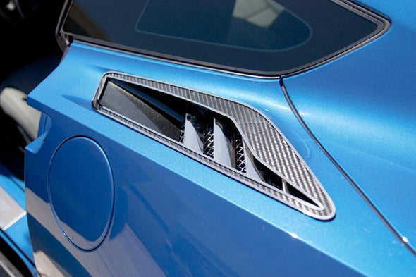 C7 Corvette Stingray | 10pc | Carbon Fiber Rear Quarter Vent Set