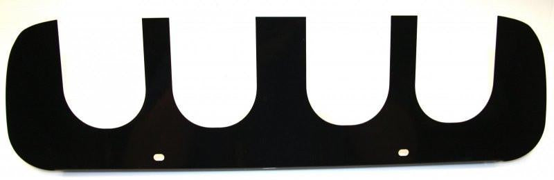 C7 Corvette Stingray Black Powder Coated Exhaust Filler Panel